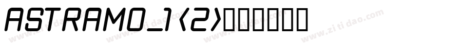 ASTRAMO_1 (2)字体转换